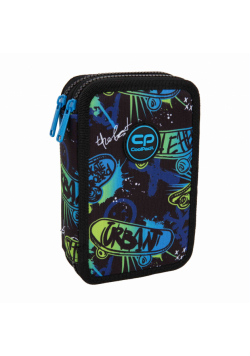 Piórnik podwójny z wyposażeniem Coolpack Jumper 2 Skate Night