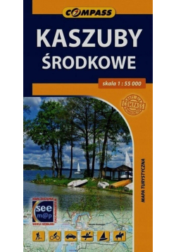 Mapa turystyczna - Kaszuby środkowe 1:55 000
