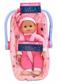 Dolls World Lalka Isabella w nosidełku 30cm