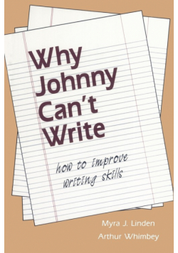 Why Johnny Can't Write