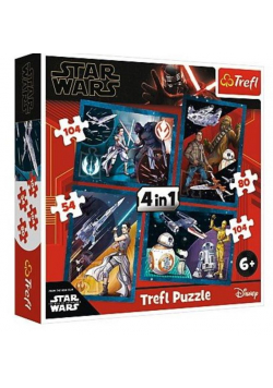 Puzzle 4w1 Poczuj moc TREFL