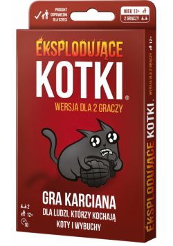 Gra Eksplodujące Kotki wersja dla 2 graczy