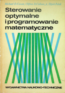 Sterowanie optymalne i programowanie matematyczne