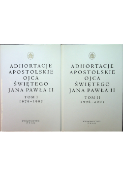 Adnotacje Apostolskie Ojca Świętego Jana Pawła II Tom I i II
