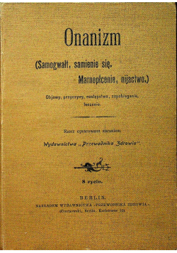 Onanizm 1904 r.