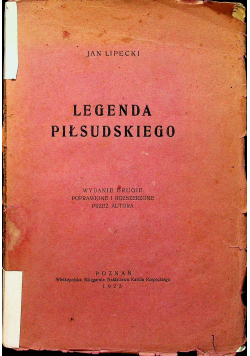 Legenda Piłsudskiego 1923r