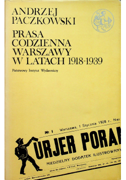 Prasa codzienna Warszawy w latach 1918-1939