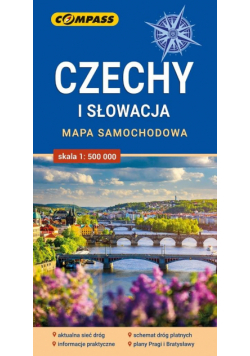 Mapa - Czechy i Słowacja 1:500 000
