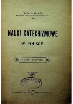 Nauki Katechizmowe w Polsce 1903 r.