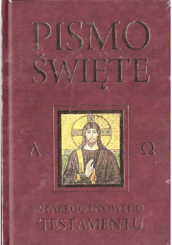 Pismo Święte ST i NT bordo ze złoceniem
