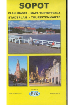 Sopot Plan Miasta. Mapa turystyczna
