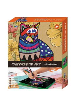Płótno Pop art Kot