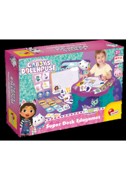 Koci domek Gabi Biurko z grami edukacyjnymi