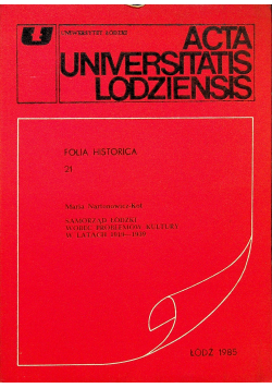 Acta Universitatis Lodziensis Folia Historica 21