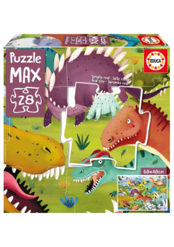 Puzzle XL 28 Dinozaury