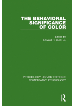 The Behavioral Significance of Color