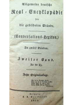 Ullgemeine deutsche real encyklopedie 1833 r