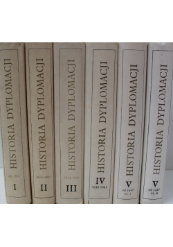 Historia Dyplomacji 6 tomów