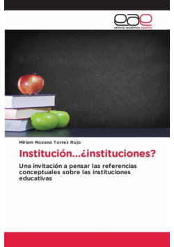 Institución...¿instituciones?