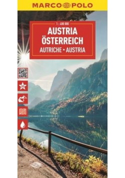 Mapa drogowa Austria 1:400 000