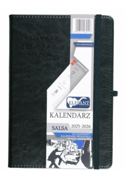 Kalendarz pedagoga 2025/26 A5 tyg. Salsa zielony