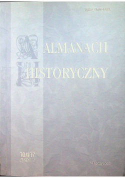 Almanach historyczny Tom 17
