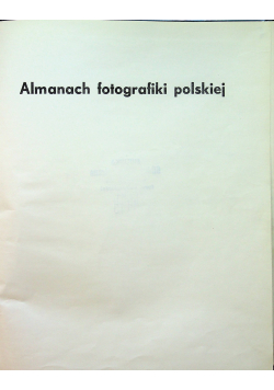 Almach fotografiki polskiej