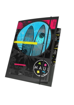 Teczka z gumką A4 Maui and Sons 5 sztuk