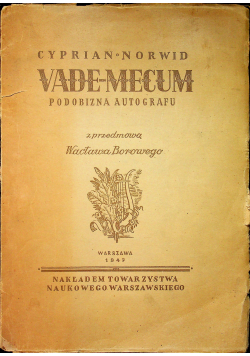 Norwid Vademecum 1947 r