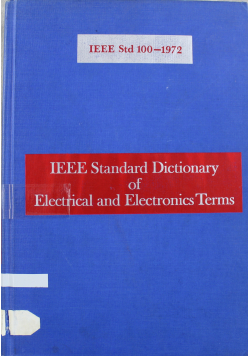 Ieee Standard Dictionary of Electrical and Electronics Terms