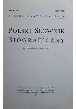 Polski słownik biograficzny Tom XXV Nr 3 Zeszyt 106