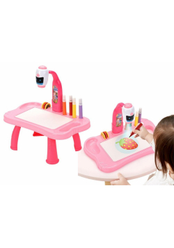 Mini projektor 2w1 różowy