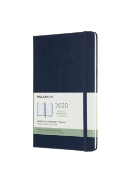 Kalendarz 2020 tygodniowy 12ML tw. Sapphire blue