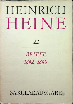Heinrich Heine Briefe 1842 1849