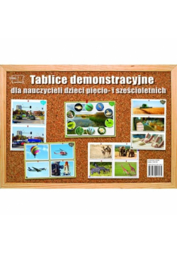 Tablice demonstracyjne dla nauczycieli dzieci pięcio- i sześcioletnich