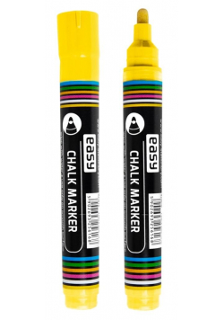 Marker kredowy żółty (10szt) EASY
