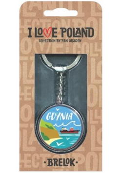 Brelok I love Poland Gdynia ILP-BRE-A-GDY-01