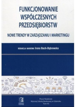 Funkcjonowanie współczesnych przedsiębiorstw
