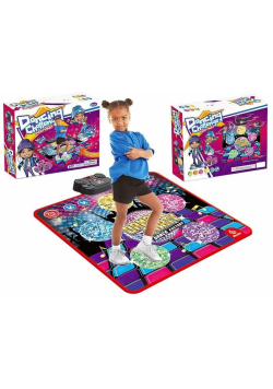 Mata do tańczenia 90x90cm na baterie, światła LED