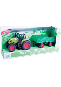 Traktor z przyczepą 1:16