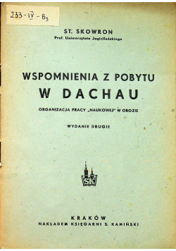 Wspomnienia z pobytu w Dachau 1946 r