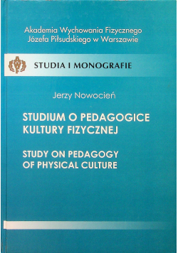 Studium o pedagogice kultury fizycznej