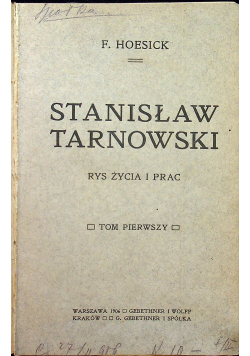 Stanisław Tarnowski 1906r
