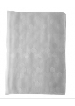 Okładka na zeszyt A5 PVC Hologram biały (10szt)