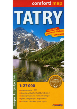 Tatry mapa turystyczna 1:27 000