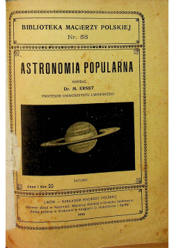 Astronomia popularna 1911 r.