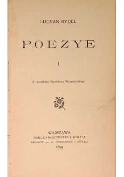 Poezye 1899 r.