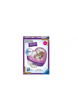 Puzzle 3D Konie 54 serce szkatułka