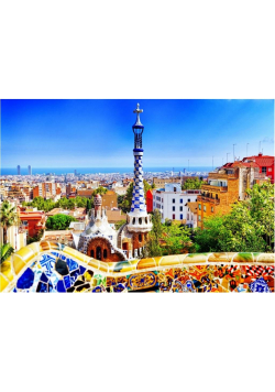 Puzzle 1000 Barcelona,Park Gaudiego