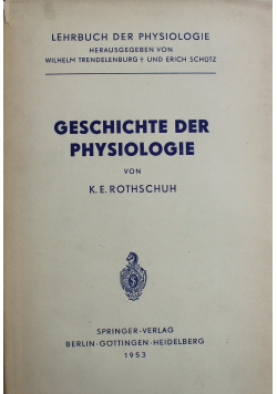 Geschichte der Physiologie